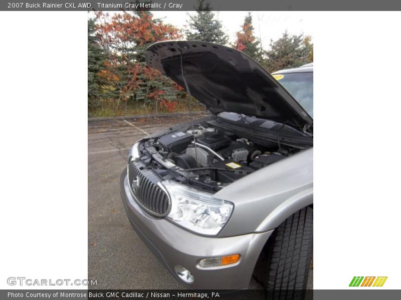 Titanium Gray Metallic / Gray 2007 Buick Rainier CXL AWD