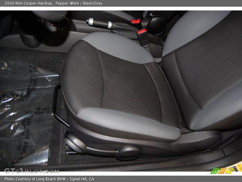 Pepper White / Black/Grey 2009 Mini Cooper Hardtop