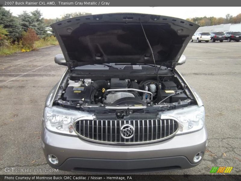 Titanium Gray Metallic / Gray 2007 Buick Rainier CXL AWD