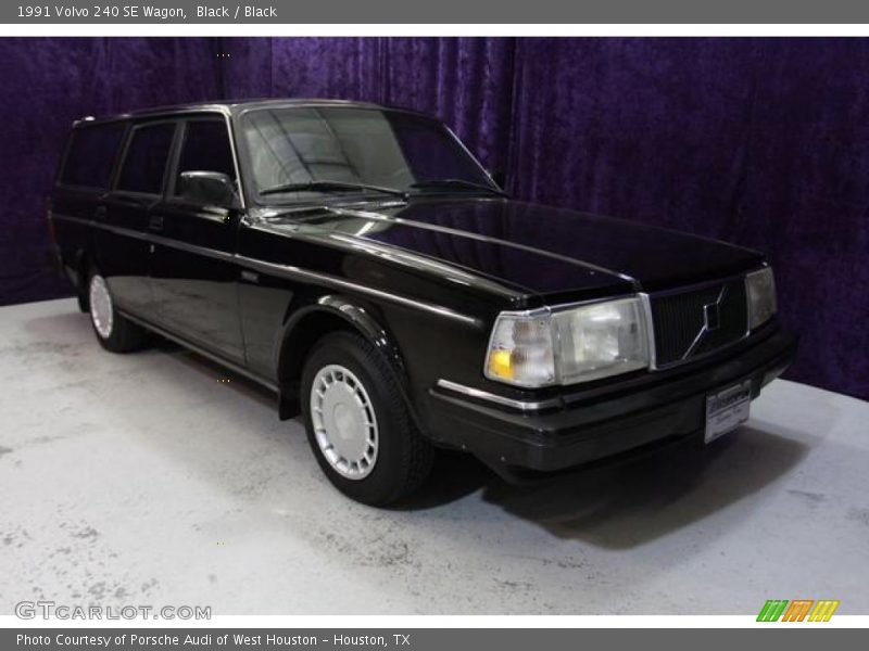 Black / Black 1991 Volvo 240 SE Wagon