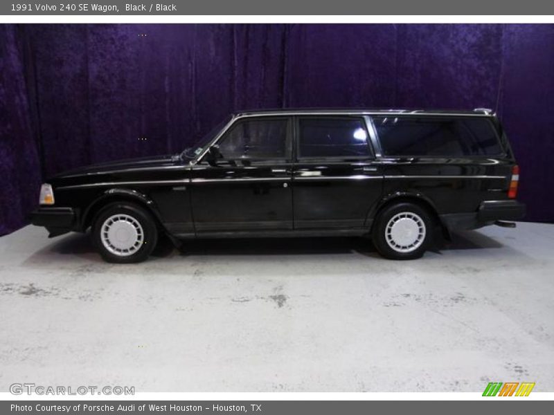 Black / Black 1991 Volvo 240 SE Wagon