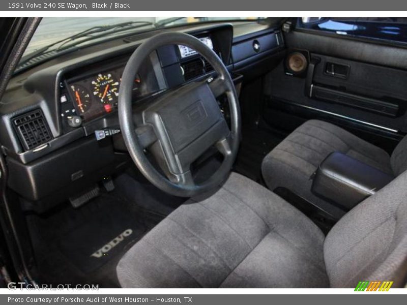 Black / Black 1991 Volvo 240 SE Wagon