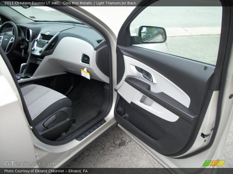  2011 Equinox LT AWD Light Titanium/Jet Black Interior