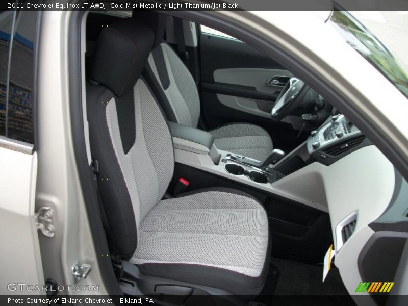  2011 Equinox LT AWD Light Titanium/Jet Black Interior