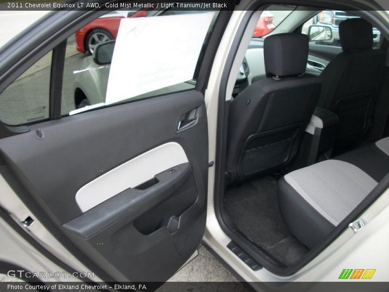  2011 Equinox LT AWD Light Titanium/Jet Black Interior