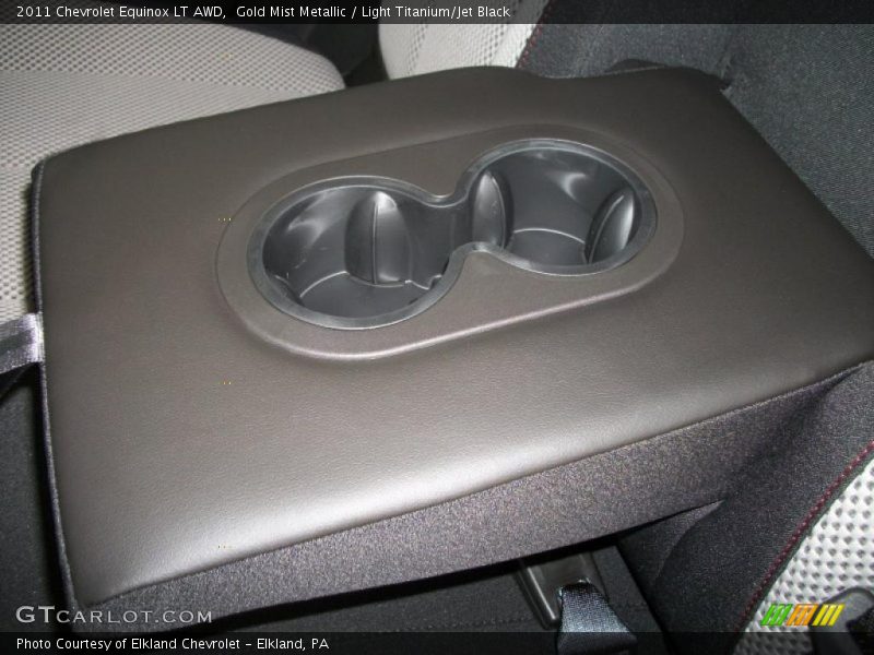 Gold Mist Metallic / Light Titanium/Jet Black 2011 Chevrolet Equinox LT AWD