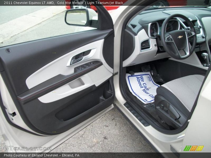  2011 Equinox LT AWD Light Titanium/Jet Black Interior