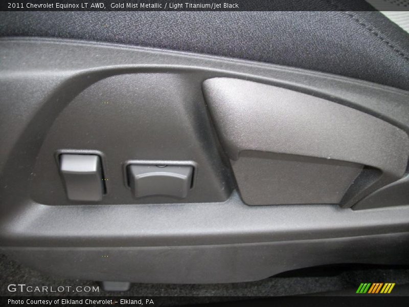 Gold Mist Metallic / Light Titanium/Jet Black 2011 Chevrolet Equinox LT AWD