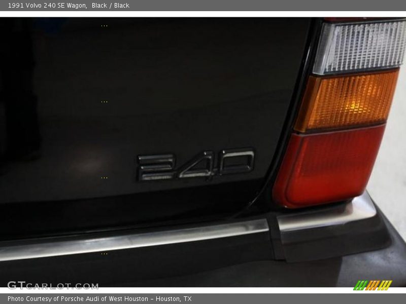 Black / Black 1991 Volvo 240 SE Wagon
