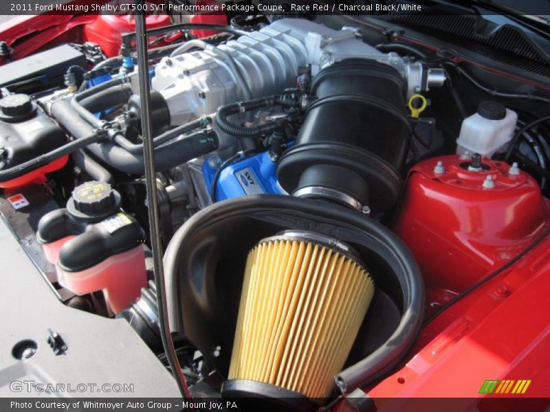  2011 Mustang Shelby GT500 SVT Performance Package Coupe Engine - 5.4 Liter SVT Supercharged DOHC 32-Valve V8