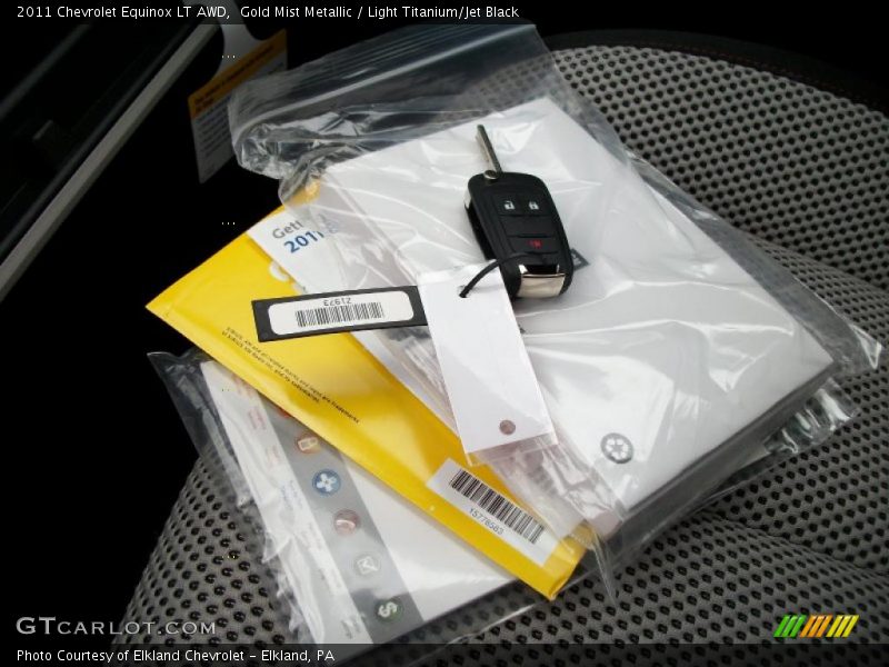 Gold Mist Metallic / Light Titanium/Jet Black 2011 Chevrolet Equinox LT AWD