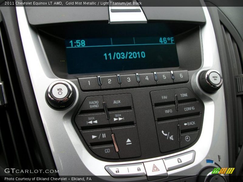 Controls of 2011 Equinox LT AWD
