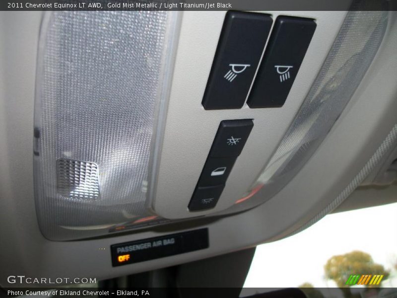 Gold Mist Metallic / Light Titanium/Jet Black 2011 Chevrolet Equinox LT AWD