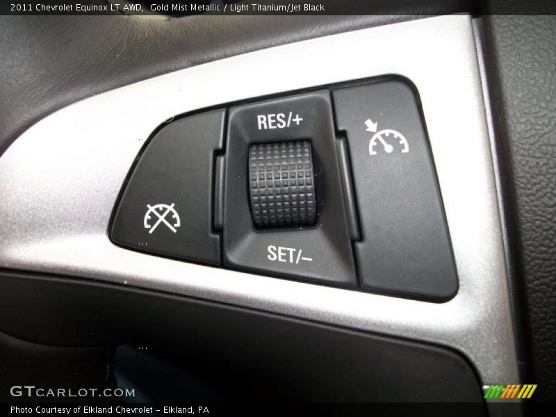 Gold Mist Metallic / Light Titanium/Jet Black 2011 Chevrolet Equinox LT AWD