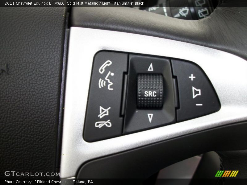 Gold Mist Metallic / Light Titanium/Jet Black 2011 Chevrolet Equinox LT AWD
