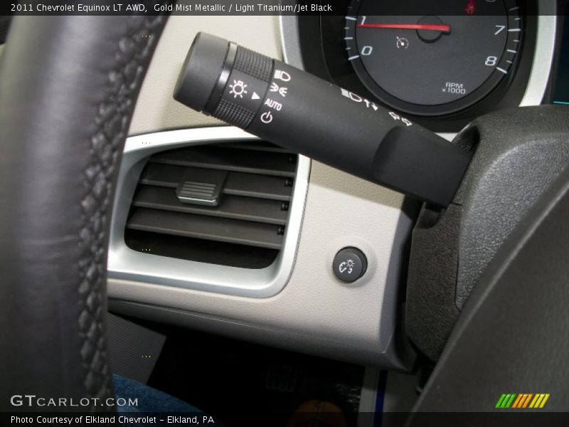 Gold Mist Metallic / Light Titanium/Jet Black 2011 Chevrolet Equinox LT AWD