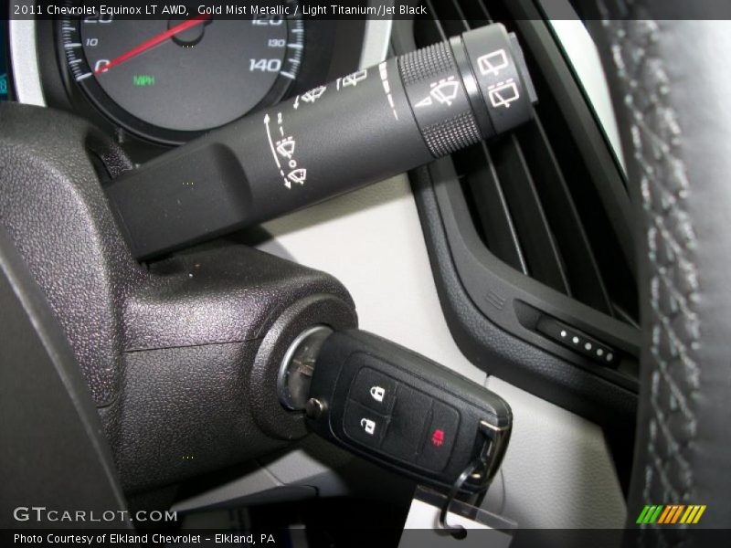 Gold Mist Metallic / Light Titanium/Jet Black 2011 Chevrolet Equinox LT AWD