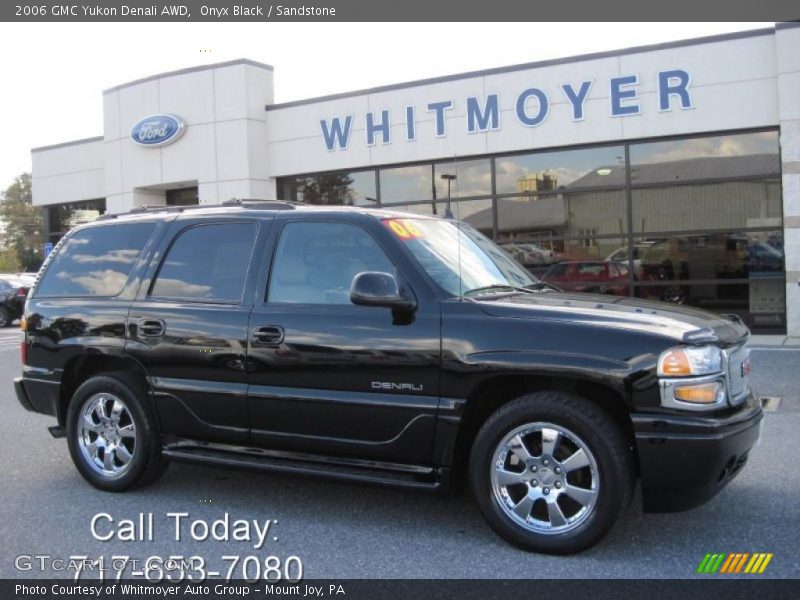 Onyx Black / Sandstone 2006 GMC Yukon Denali AWD