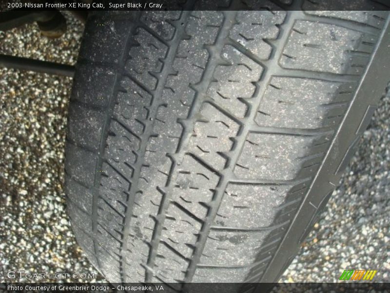 Super Black / Gray 2003 Nissan Frontier XE King Cab