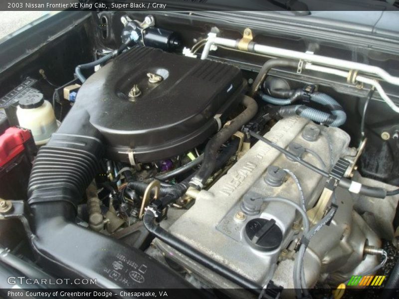  2003 Frontier XE King Cab Engine - 2.4 Liter DOHC 16-Valve 4 Cylinder
