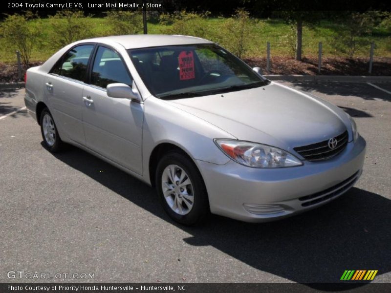 Lunar Mist Metallic / Stone 2004 Toyota Camry LE V6
