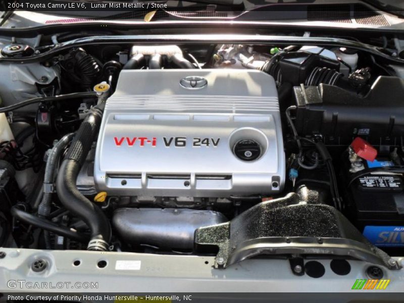 Lunar Mist Metallic / Stone 2004 Toyota Camry LE V6