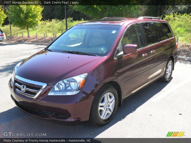Dark Cherry Pearl / Ivory 2007 Honda Odyssey EX-L