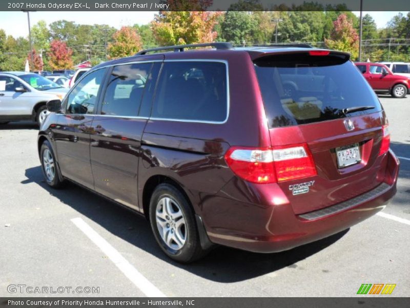 Dark Cherry Pearl / Ivory 2007 Honda Odyssey EX-L