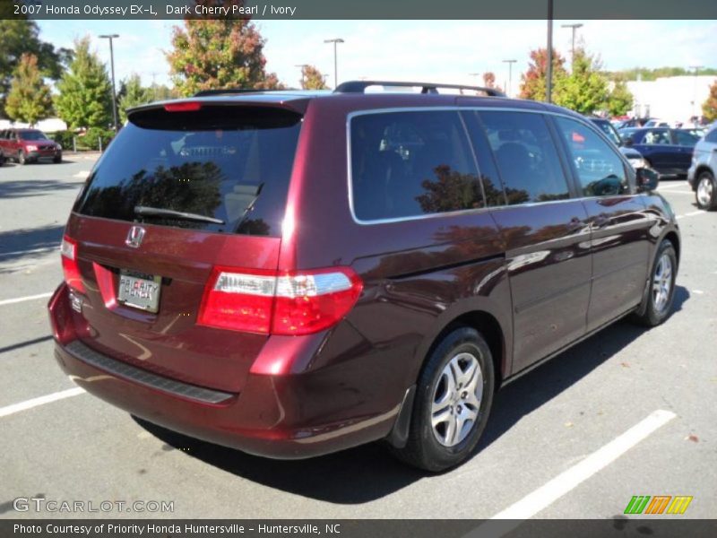 Dark Cherry Pearl / Ivory 2007 Honda Odyssey EX-L