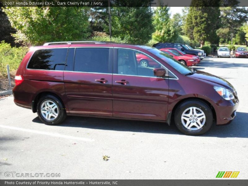 Dark Cherry Pearl / Ivory 2007 Honda Odyssey EX-L