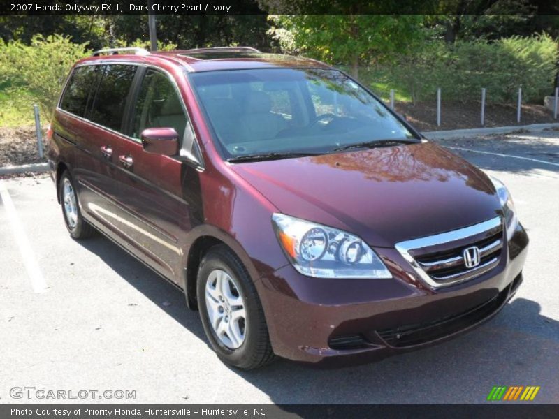Dark Cherry Pearl / Ivory 2007 Honda Odyssey EX-L