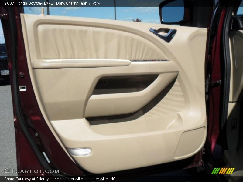 Dark Cherry Pearl / Ivory 2007 Honda Odyssey EX-L