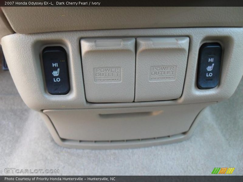 Dark Cherry Pearl / Ivory 2007 Honda Odyssey EX-L