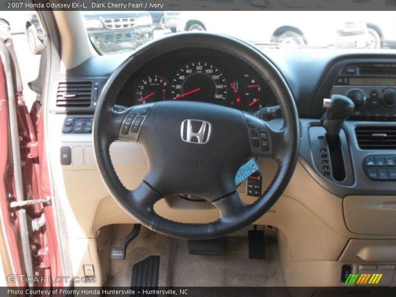 Dark Cherry Pearl / Ivory 2007 Honda Odyssey EX-L