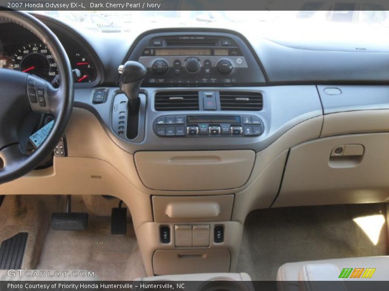 Dark Cherry Pearl / Ivory 2007 Honda Odyssey EX-L