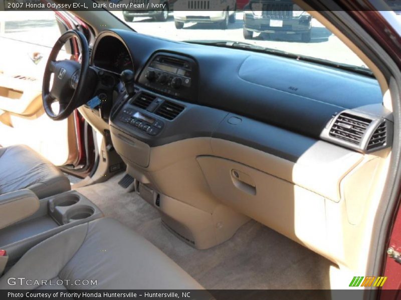 Dark Cherry Pearl / Ivory 2007 Honda Odyssey EX-L