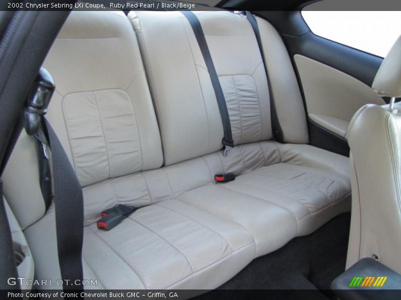  2002 Sebring LXi Coupe Black/Beige Interior