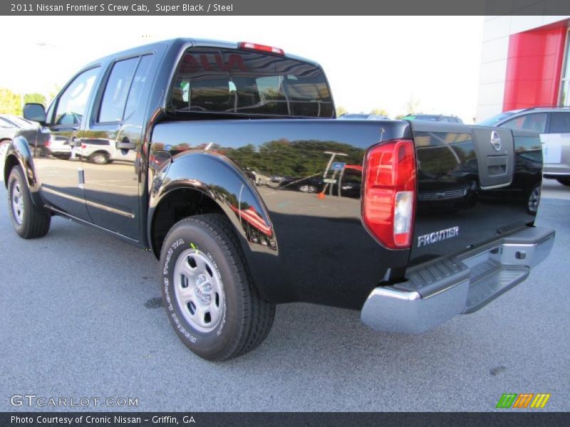 Super Black / Steel 2011 Nissan Frontier S Crew Cab