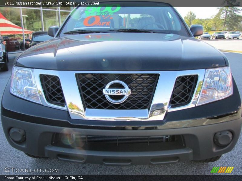 Super Black / Steel 2011 Nissan Frontier S Crew Cab