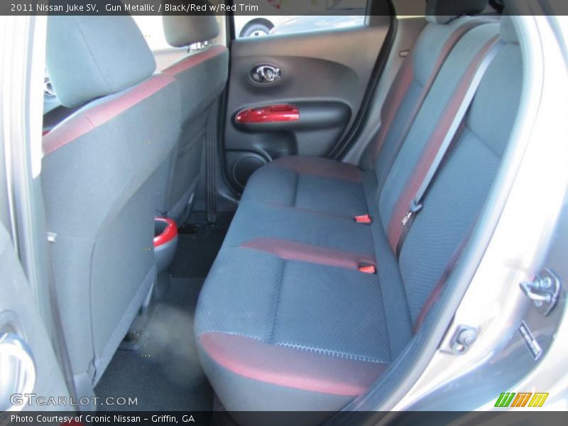  2011 Juke SV Black/Red w/Red Trim Interior