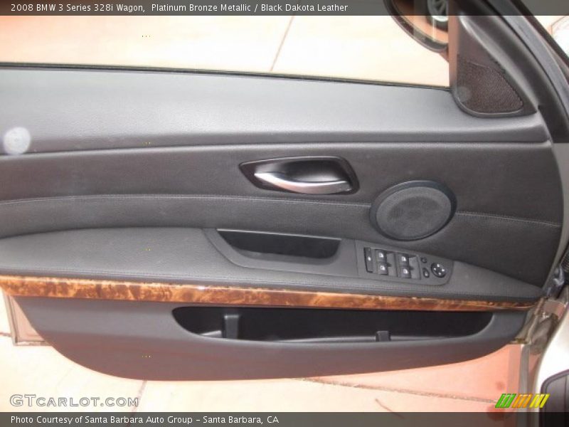  2008 3 Series 328i Wagon Black Dakota Leather Interior