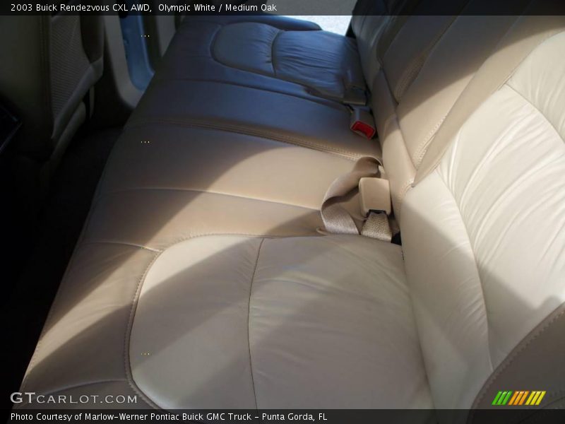Olympic White / Medium Oak 2003 Buick Rendezvous CXL AWD
