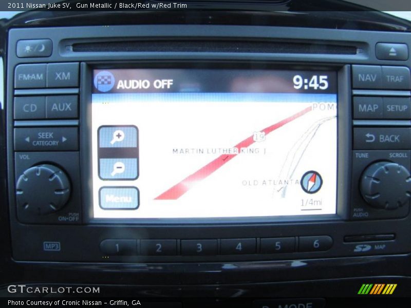 Navigation of 2011 Juke SV