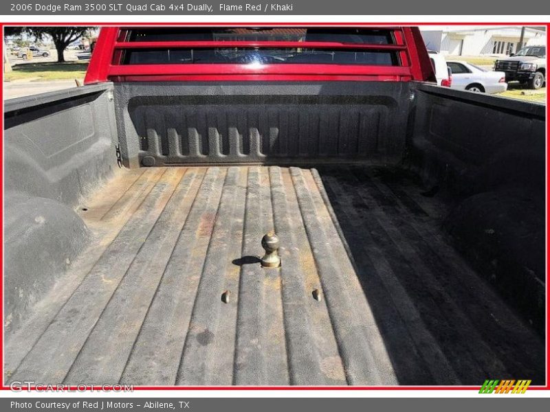 Flame Red / Khaki 2006 Dodge Ram 3500 SLT Quad Cab 4x4 Dually