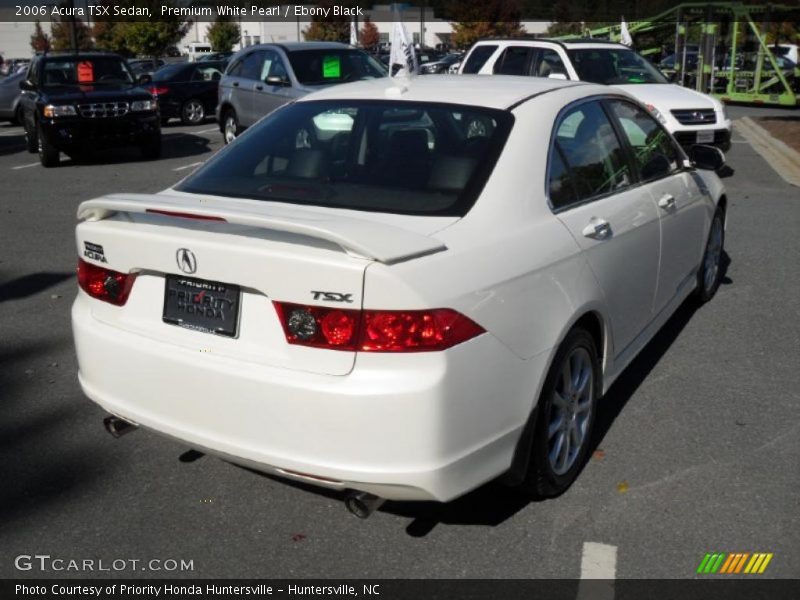Premium White Pearl / Ebony Black 2006 Acura TSX Sedan