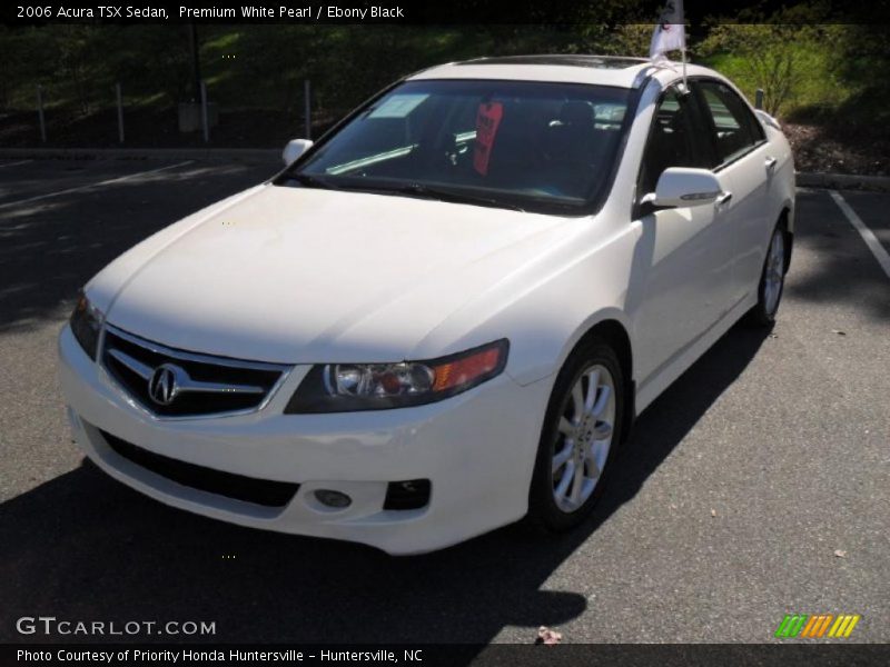 Premium White Pearl / Ebony Black 2006 Acura TSX Sedan