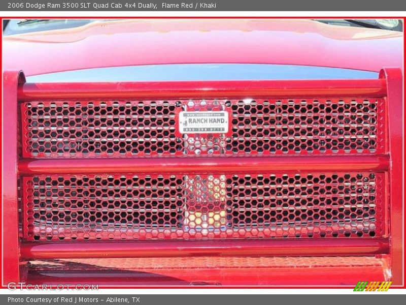 Flame Red / Khaki 2006 Dodge Ram 3500 SLT Quad Cab 4x4 Dually