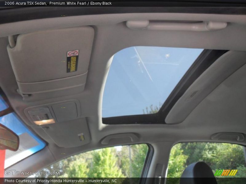Premium White Pearl / Ebony Black 2006 Acura TSX Sedan
