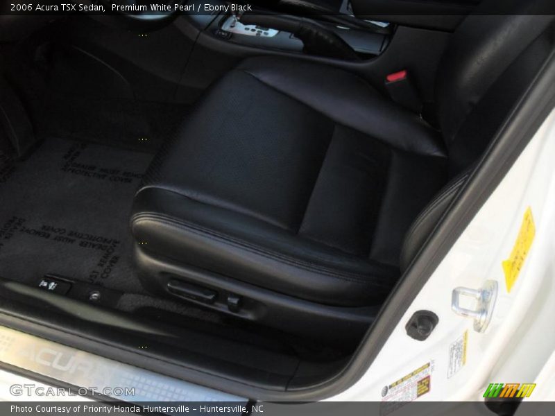 Premium White Pearl / Ebony Black 2006 Acura TSX Sedan