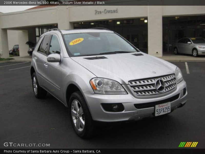 Iridium Silver Metallic / Black 2006 Mercedes-Benz ML 500 4Matic